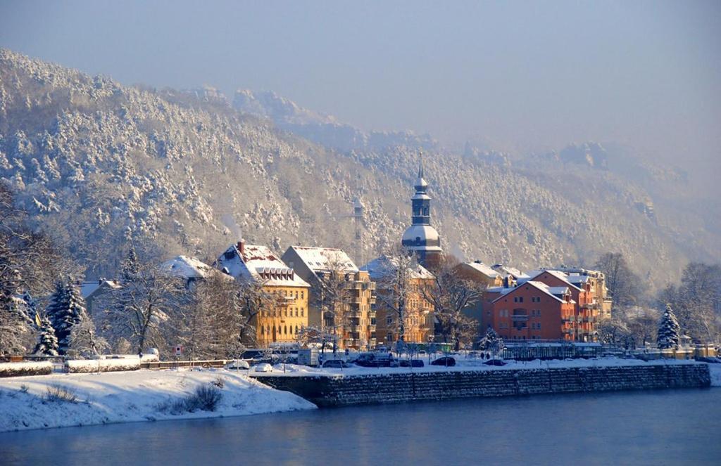 Klostrmanka - Děčín, Letná Appartamento Esterno foto